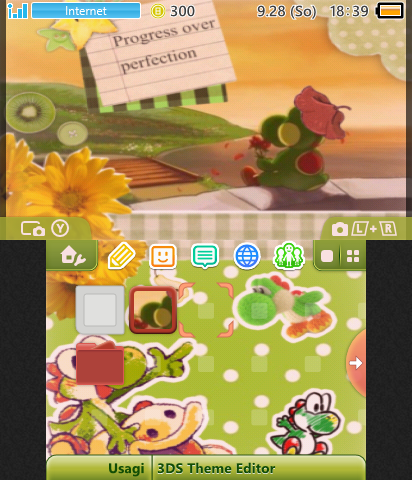 cozy yoshi theme