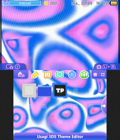 pink and blue circles