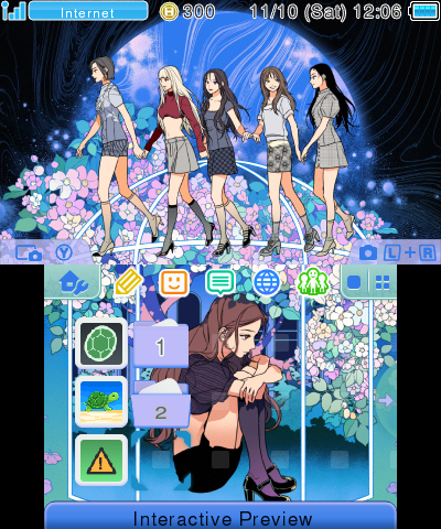 NMIXX Blue Valentine Webtoon