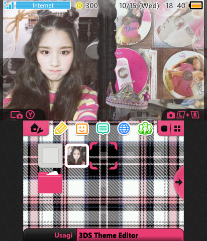 heejin pink collage