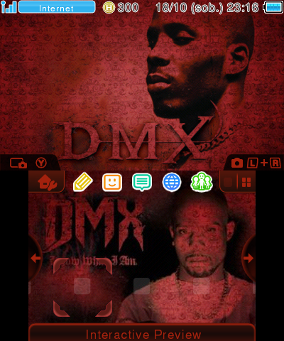 DMX red and black