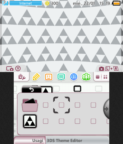 triforce zelda white