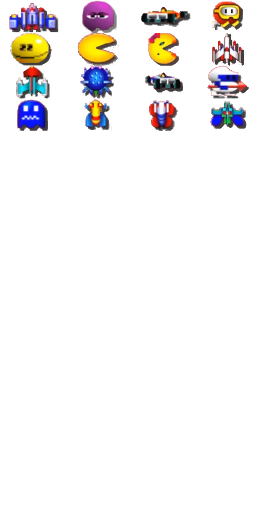 Namco Museum '02 Menu Badges