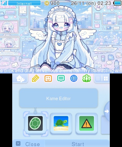 Kawaii Blue Deco Girl