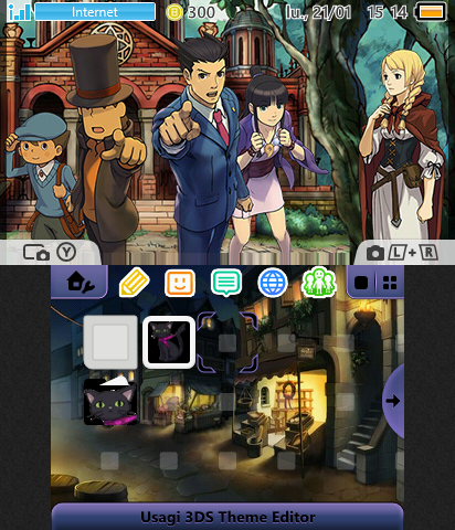 Layton VS Phoenix Wright Theme