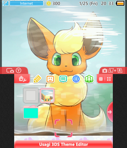 Cute Flareon Theme