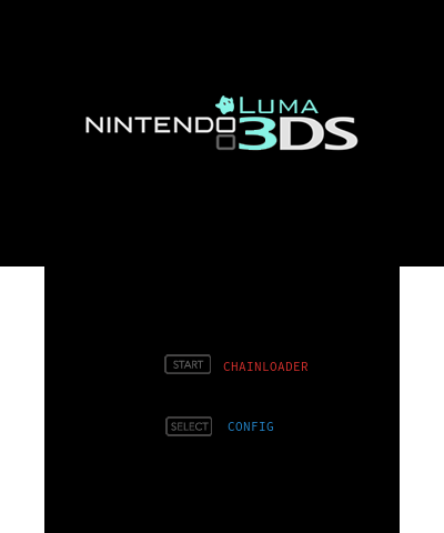 Minimal Luma Chainloader O3DS
