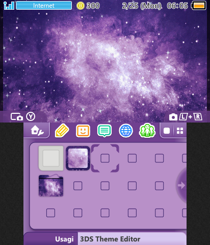 Galaxy theme