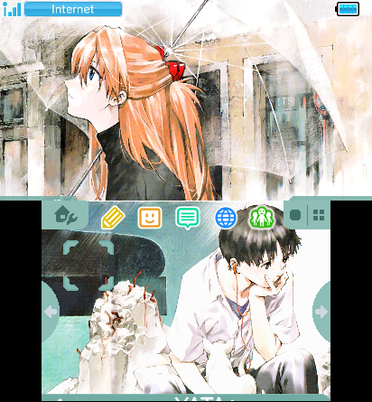 EVA-Asuka and Shinji