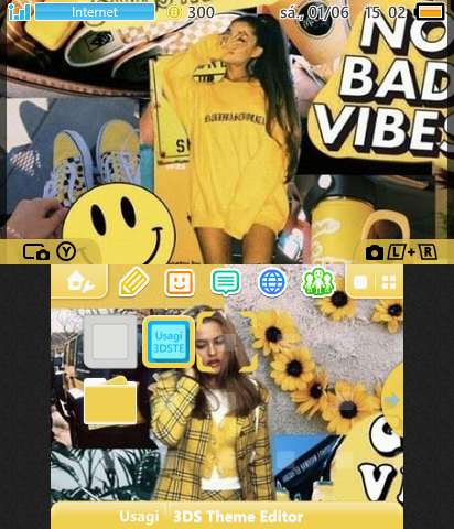 ariana grande yellow theme