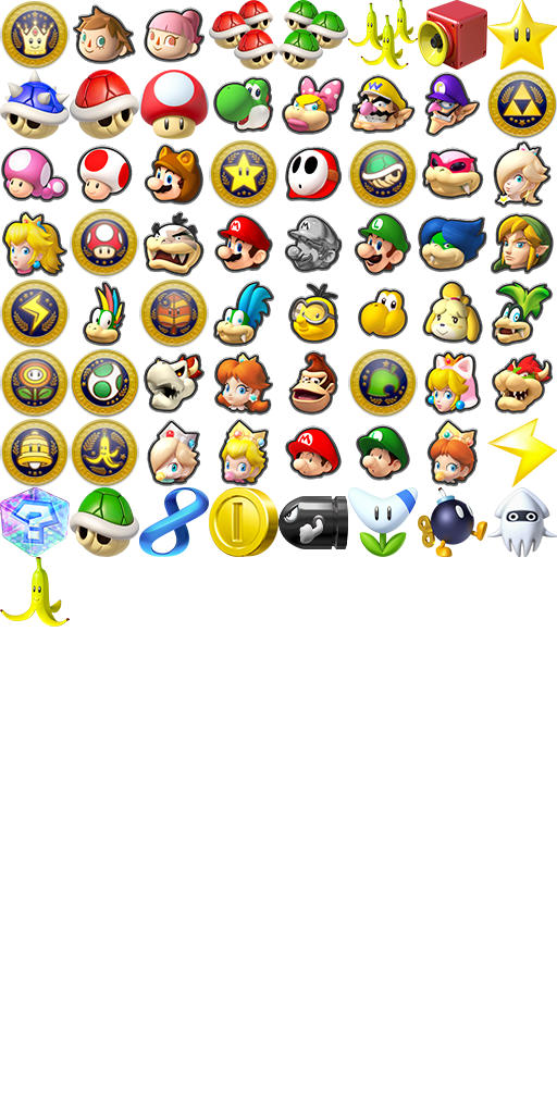 Mario Kart 8 Deluxe Badge Set