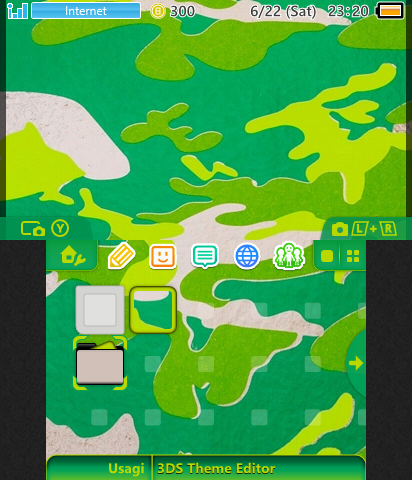 Lime Green Camouflage