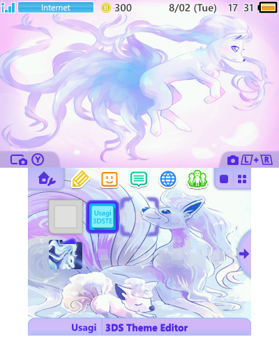 Alola Forms-Ninetales and Vulpix