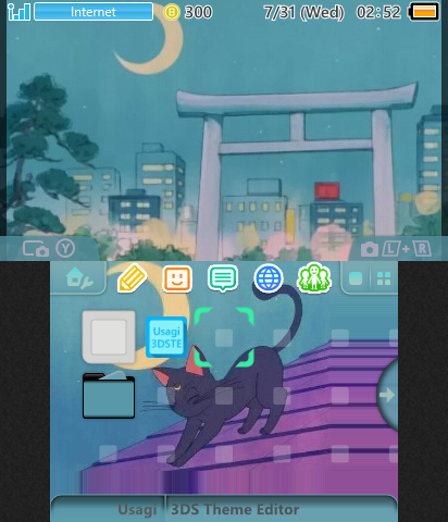Sailor Moon Scenery and Luna