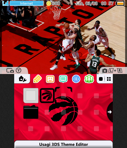 Toronto Raptors Black/Red Theme