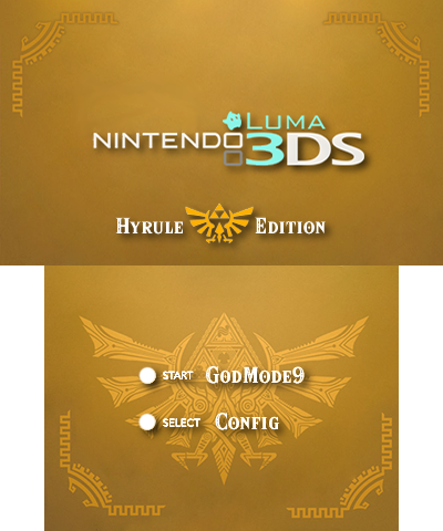 O3DSXL Hyrule Edition