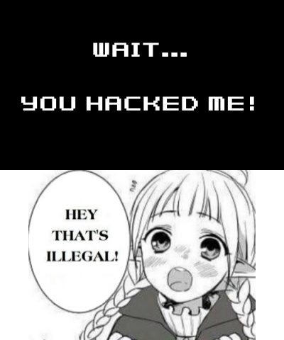 Hey that's  illegal !