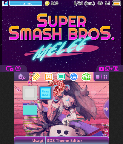 Super Smash Bros Melee Vaporwave