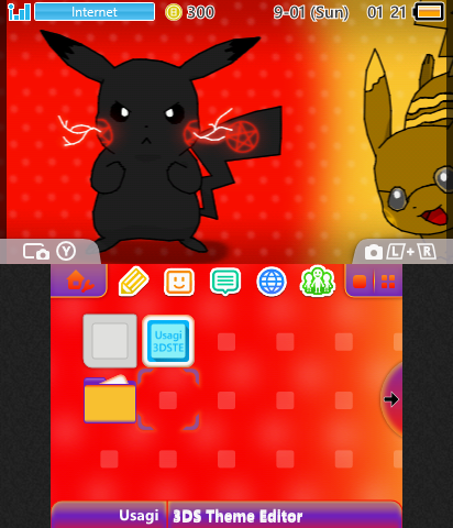 Scrolling Pentagram The pikachu