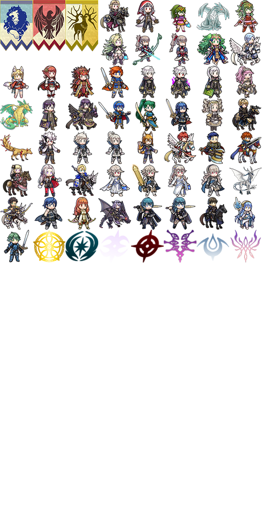 Fire Emblem Sprites and Logos