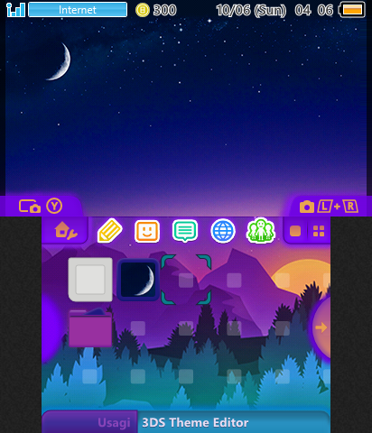 Night in the mountains theme