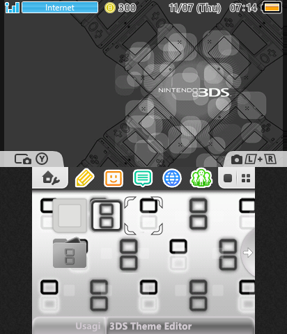 Nintendo 3DS Cosmo black Theme
