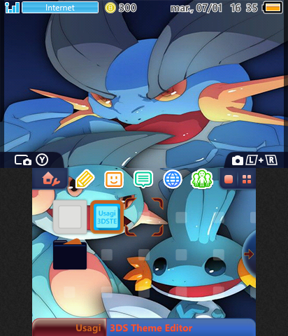 Mudkip and his evolutions