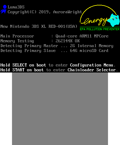 New 3DS XL 64GB BIOS