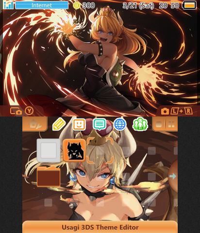 Fire Wielding Bowsette