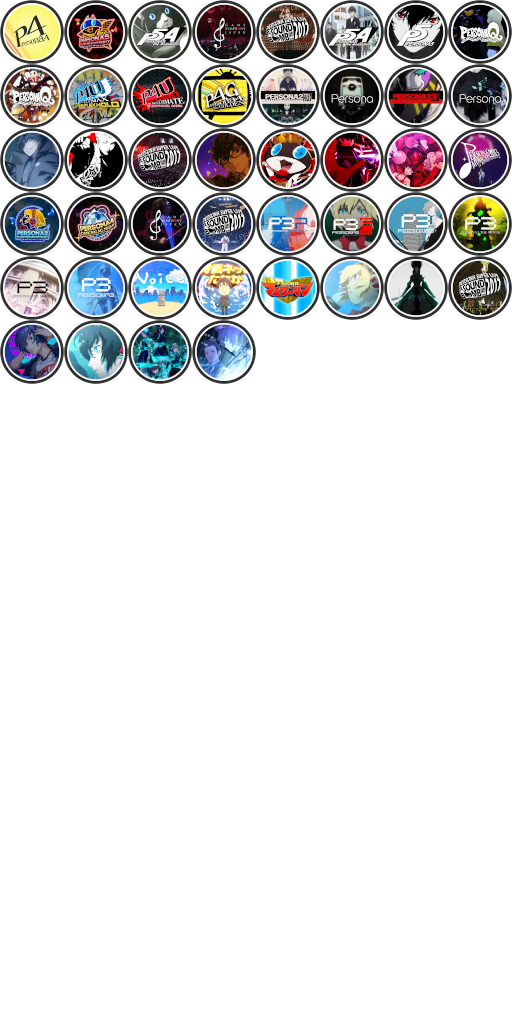 Persona Dancing All Night Badges