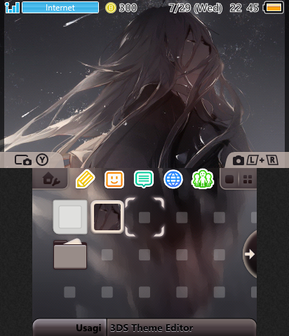 Anime Girl Sad Up at the Stars