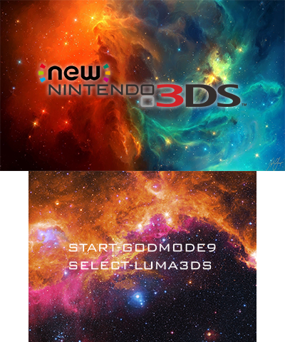 Blue & Orange Galaxy (N3DS)