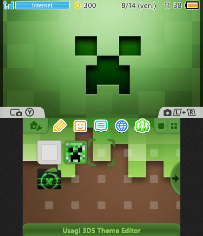 minecraft creeper theme