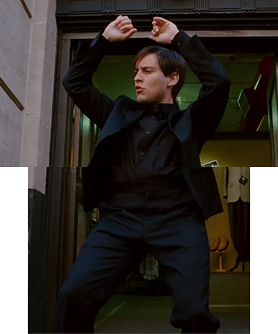 Spiderman 3 Peter Parker's Dance