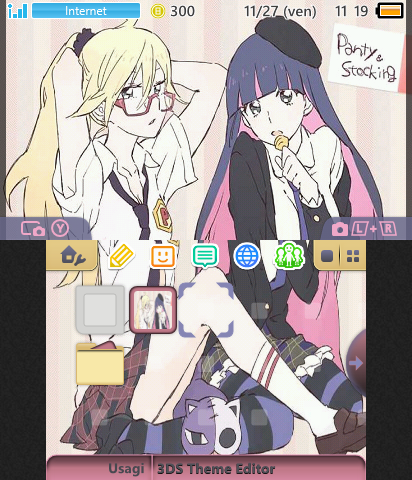 Panty and Stocking relaxing