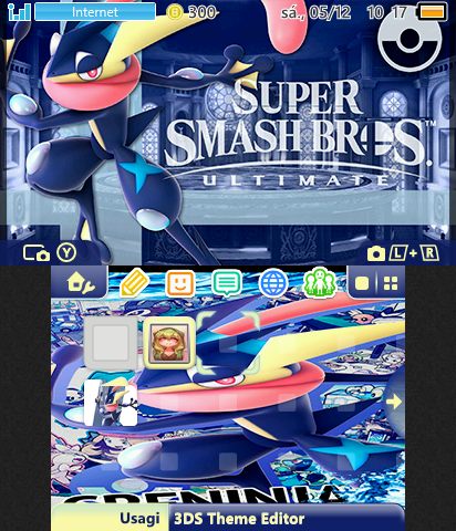 Greninja in Lumiouse city Smash