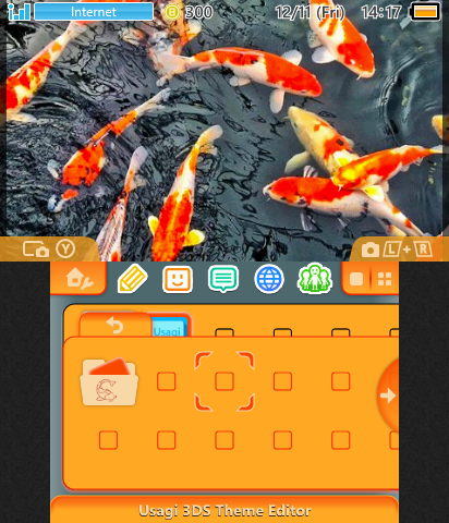 Koi fish theme