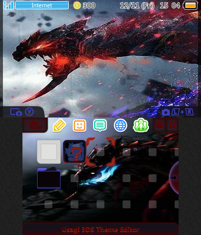 Unknown Black Flying Wyvern