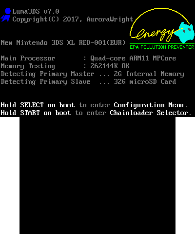 Oldschool PC Bios N3DSXL Luma v9