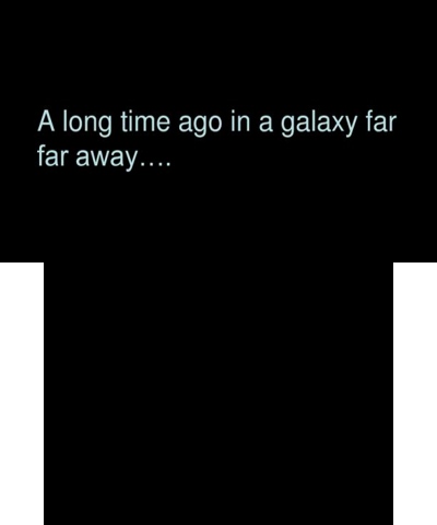 Star Wars intro