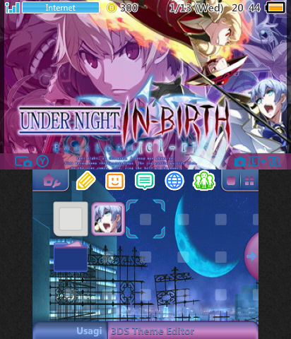 Under Night In-Birth Menu Theme