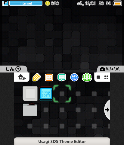 3DS TEMA OSCURO MINIMALISTA