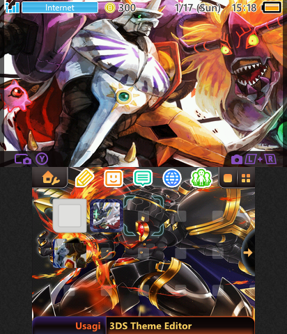 Alphamon and Omegamon