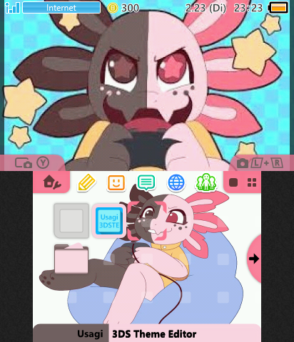 Neo the Axolotl Theme - By Mango