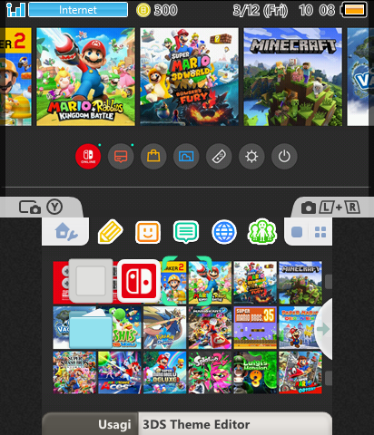 Nintendo Switch Home Menu