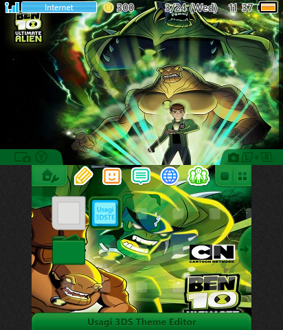 Ben 10 Ultimate Alien 3DS Theme