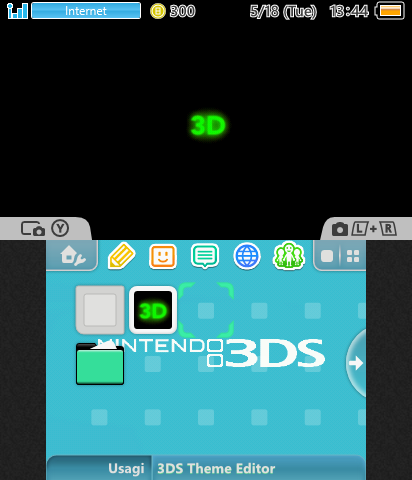 OG Nintendo 3DS Blue Theme