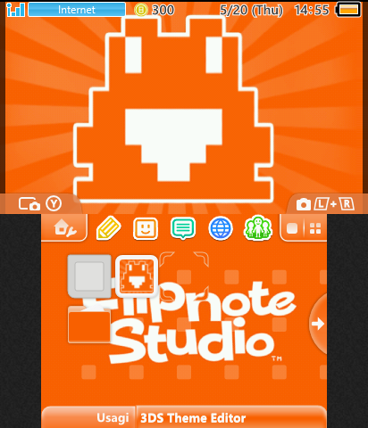 Flipnote Studio 3D Theme