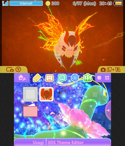 Volcarona and Meganium