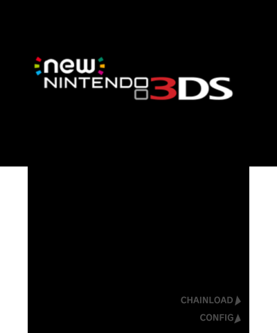 New 3ds minimalistic splash